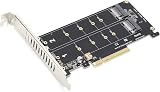 Yoidesu Dual M.2 NVMe SSD to PCIe X8 Adapter Card M Key Hard Drive Converter view 9