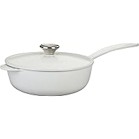 Le Creuset Saucier Pan, 2.25 quart, White