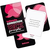 Connection Deck Card Game for Couples - Connecting and Revealing Questions to Ignite A Deeper Relationship - Perfect for Anniversary, Date Night & More (100 Cards)