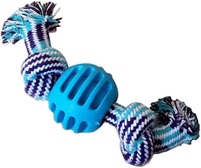 PetMeows 1PCS Hund buntes Seil Spielzeug interaktiver Knoten Hund Biss