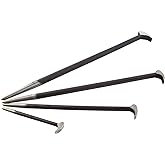 SUNEX TOOLS 9804 Rolling Head Pry Bar Set, 6-Inch - 20-Inch, 4-Piece
