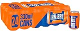 IRN-BRU Regular 24 Pack 24 x 330ml Cans Iconic Flavoured Fizzy Drinks