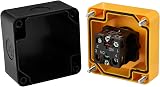 Heschen Red Sign Emergency Stop Push Button 660V 10A 1NO 1NC view 5