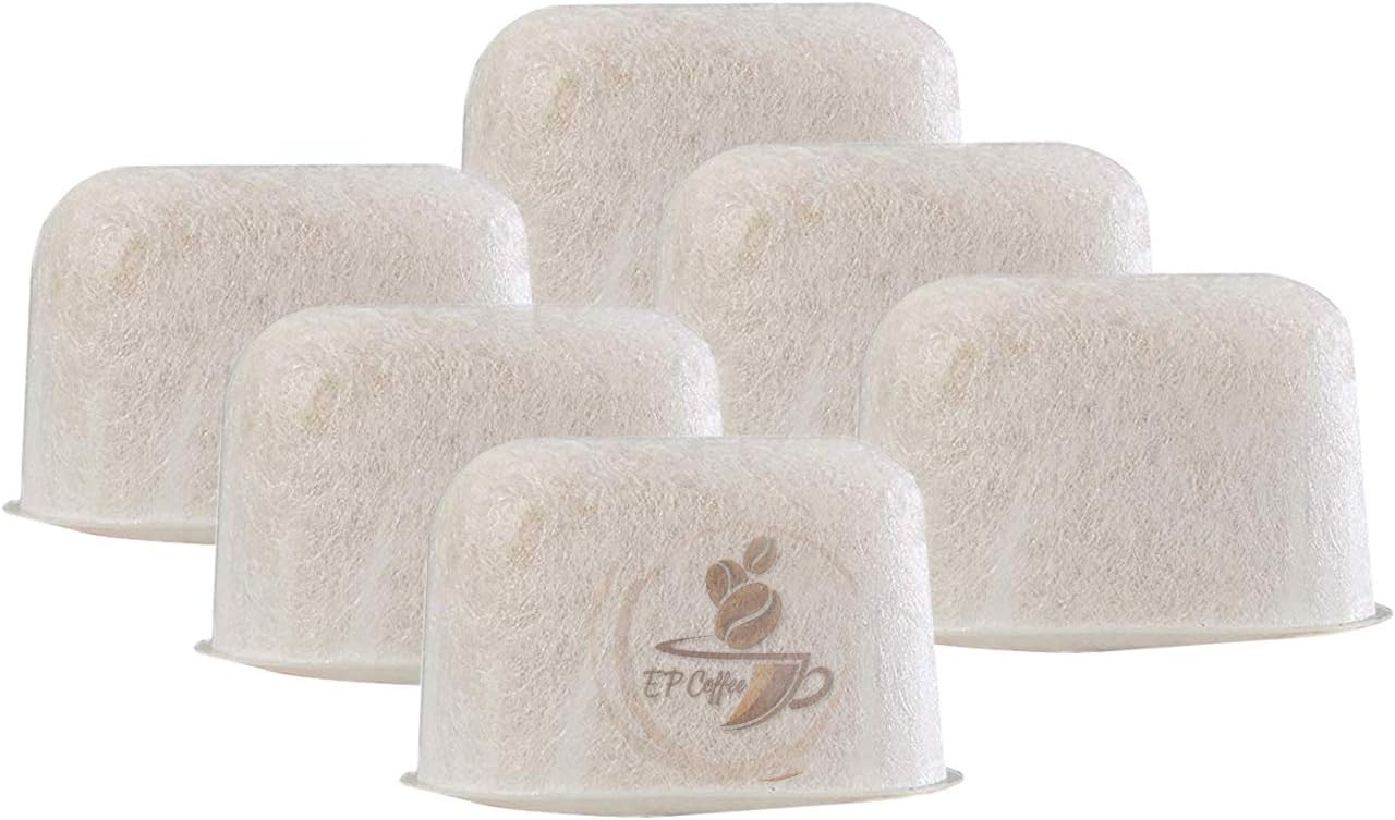 Replacement Water Filters - Compatible with Breville. With Ion Exchange Resin for BWF100 (6-Pack)