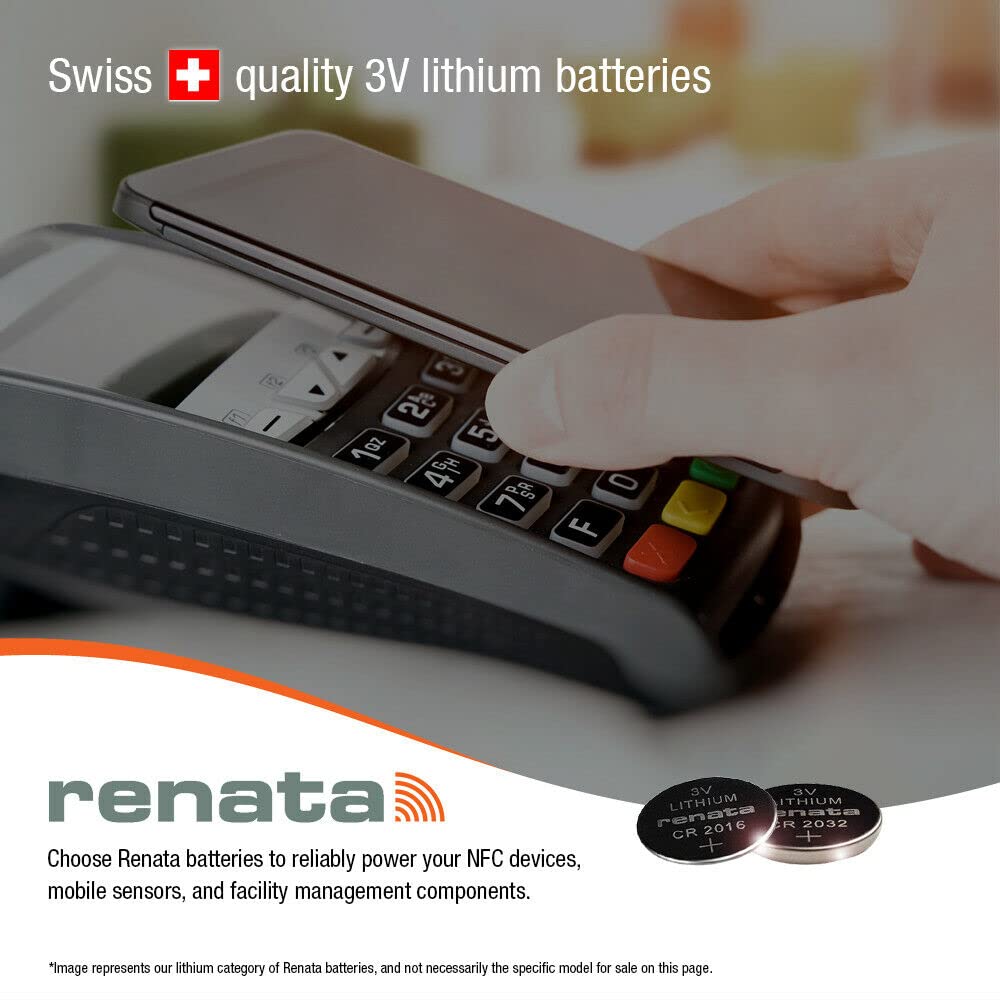 Renata CR1220 Batteries - 3V Lithium Coin Cell 1220 Battery (2 Count) Renata CR1220 Batteries - 3V Lithium Coin Cell 1220 Battery (2 Count)