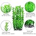 Mudder Fish Tank Artificial Plants Aquarium Decoration 10 Inch, Green