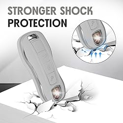 WORCAS 3 Button Key Fob Cover Case Compatible with