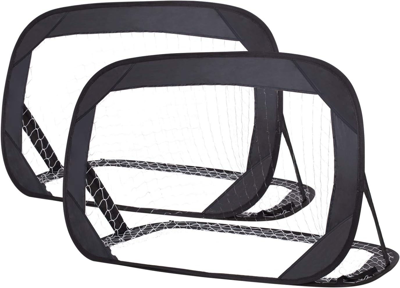 4Ft Samll Child Soccer Goal for KidsToddler Portable Football Goals Pop Up Soccer Goal Nets Set for Backyard Outdoors Training Sports, Set of 2 : Sports & Outdoors