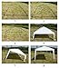 GOJOOASIS Improved Version Wedding Canopy Party Tent with Metal Connectors Outdoor Gazebo 10'x30' w/ 5 Walls