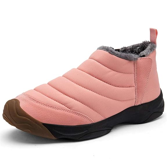 smarten Winterschuhe Herren Damen Winter Warm Gefüttert Winterstiefel Wanderstiefel Schneestiefel Wasserdicht Rutschfest Outd