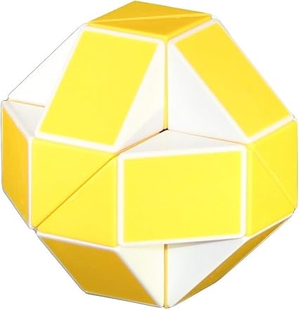 Starboy Shengshou Snake Fluctuation Angle Cube (Yellow-White)