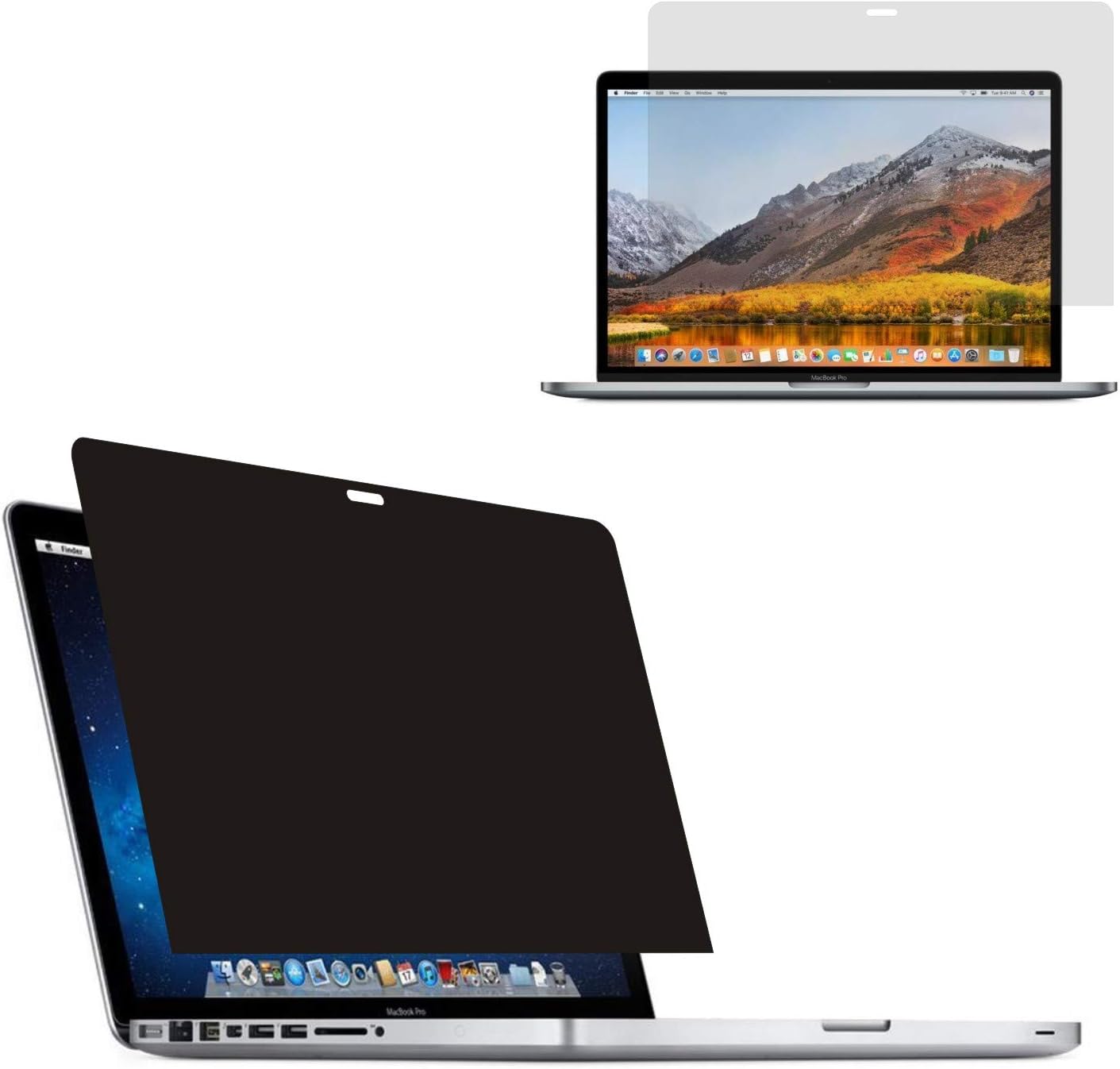 Accgonon Laptop Privacy Screen Protectors Filter for 15-inch MacBook Pro (2016-current Version,Model:A1707 and A1990),Anti-Glare Anti-Spy Anti-Blue Scratch and UV Protection,Easy Install
