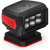 Feniex Remote Spot | 360&deg; Rotatable Remote Controlled Spot Light | 6 Super Bright 10 Watt LEDs, SAE Class 1 | Vehicle Safety Perimeter Light