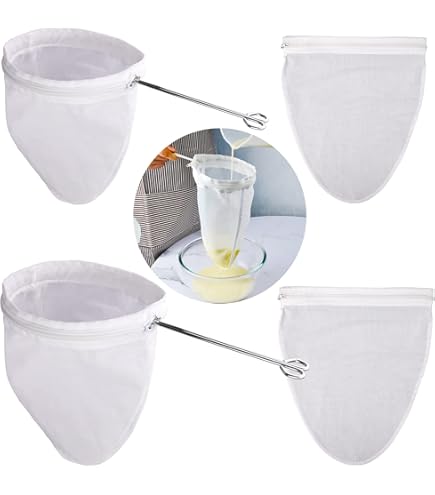 Inomata Japanese Rice Washing Bowl Set – 2-Pack With Side & Bottom Drainers, Food Grade Plastic