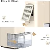 EasyAcc Dehumidifier 1200ml Portable Quiet Auto Shut Off for Wardrobe Bedroom view 6