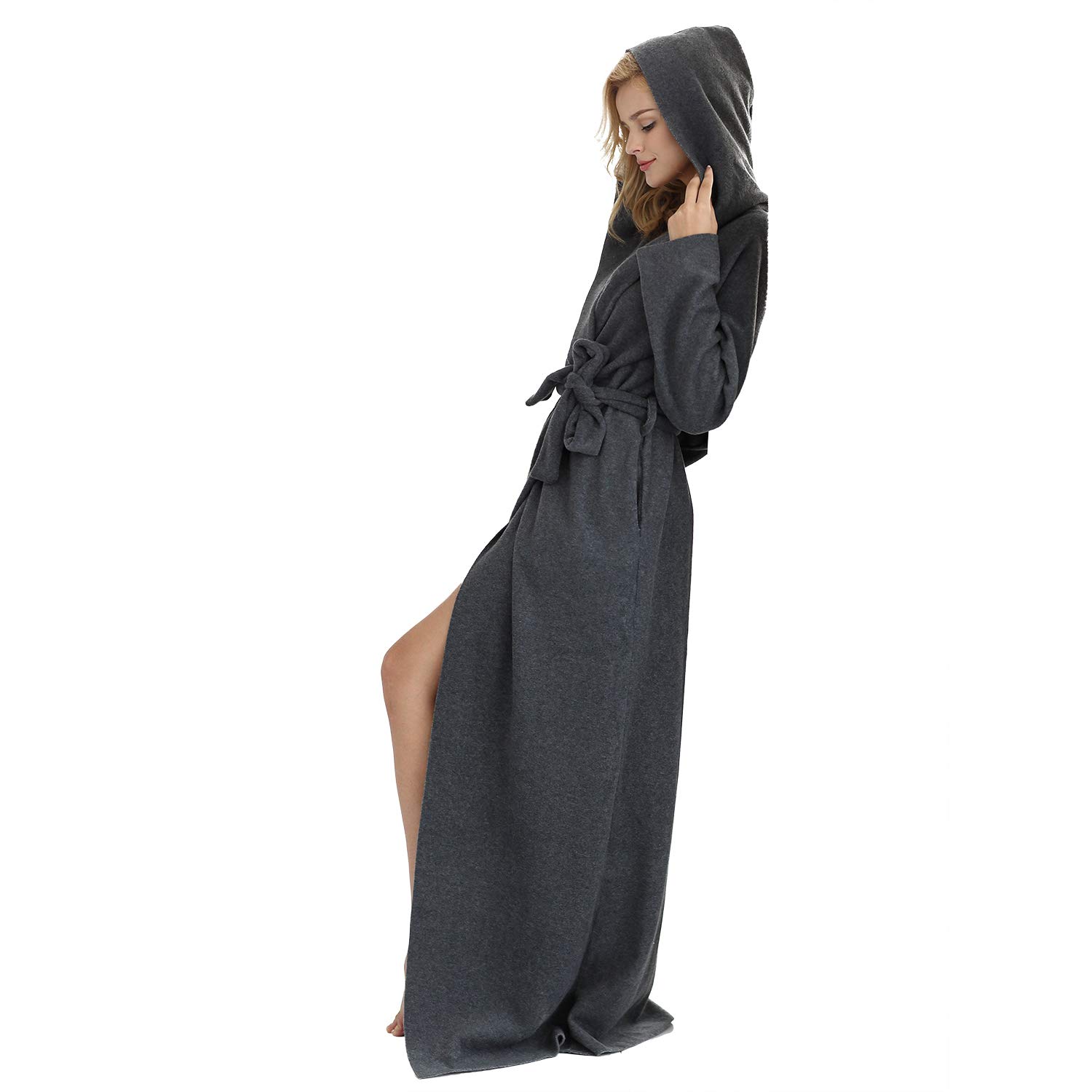 7 Veils Women And Men Non Dyed Microfleece Ultra Long Floor Length