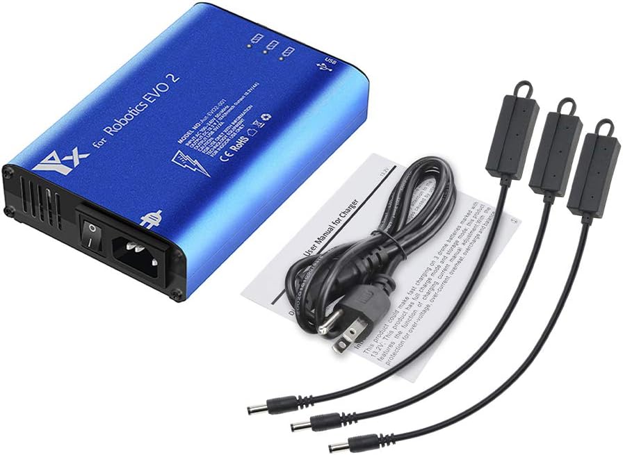 Hanatora Battery Charger for Autel Robotics EVO 2/II, EVO II Pro,EVO II Dual Drone and Remote Conteller,Rapid Multi Parallel Charging Hub Accessories: Toys & Games