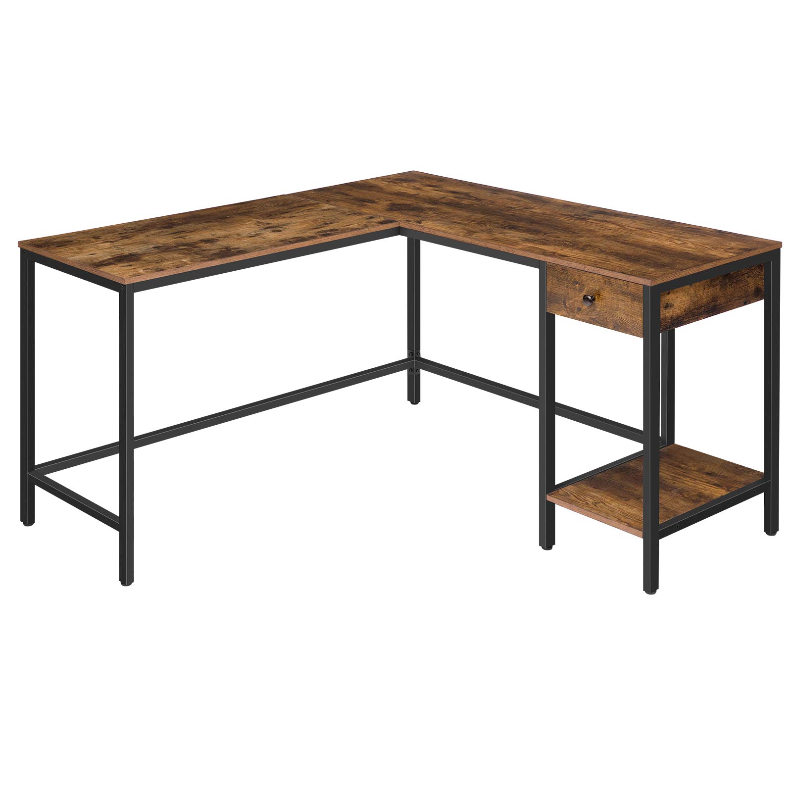 Buy HOOBRO LShaped Computer Desk, Home Office Desk with Drawer and