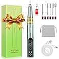 SENIGNOL Electric Cordless Nail Drill, 35000RPM Portable Nail Drill Machine for Gel Acrylic Nails, Rechargeable Nail File for Home Salon Manicure Pedicure and Polishing