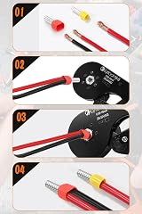 Lytool Hexagonal Ferrule Crimping Tool Kit 0.08-16mm² Twin Ferrules 1200Pcs view 5