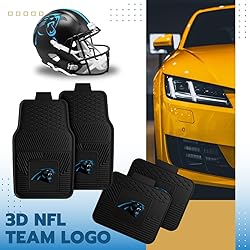 Fanmats Carolina Panthers Set of 4 Car Mats for