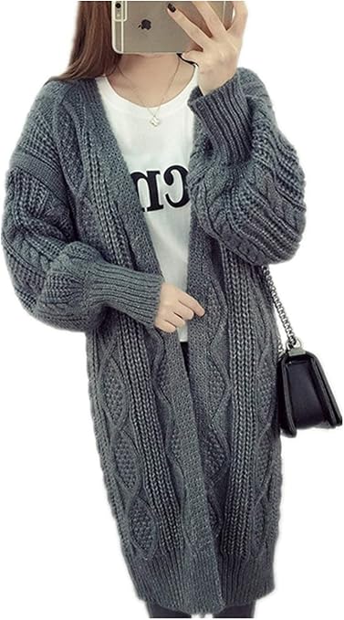 extra lange strickjacke damen