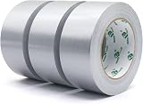 BOMEI PACK Reinforced Duct Tape 3 Rolls 48mm x 32m Silver Waterproof view 2