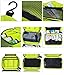 Relavel Travel Toiletry Bag Business Toiletries Bag for Men Shaving Kit Waterproof Compact Hanging Travel Cosmetic Pouch Case for Women (orange)