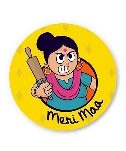 Posterguy Gifts For Mom On Mothers Day, Birthday Or Anniversary | My Mom | Meri Maa Cute Funny Fridge Magnet