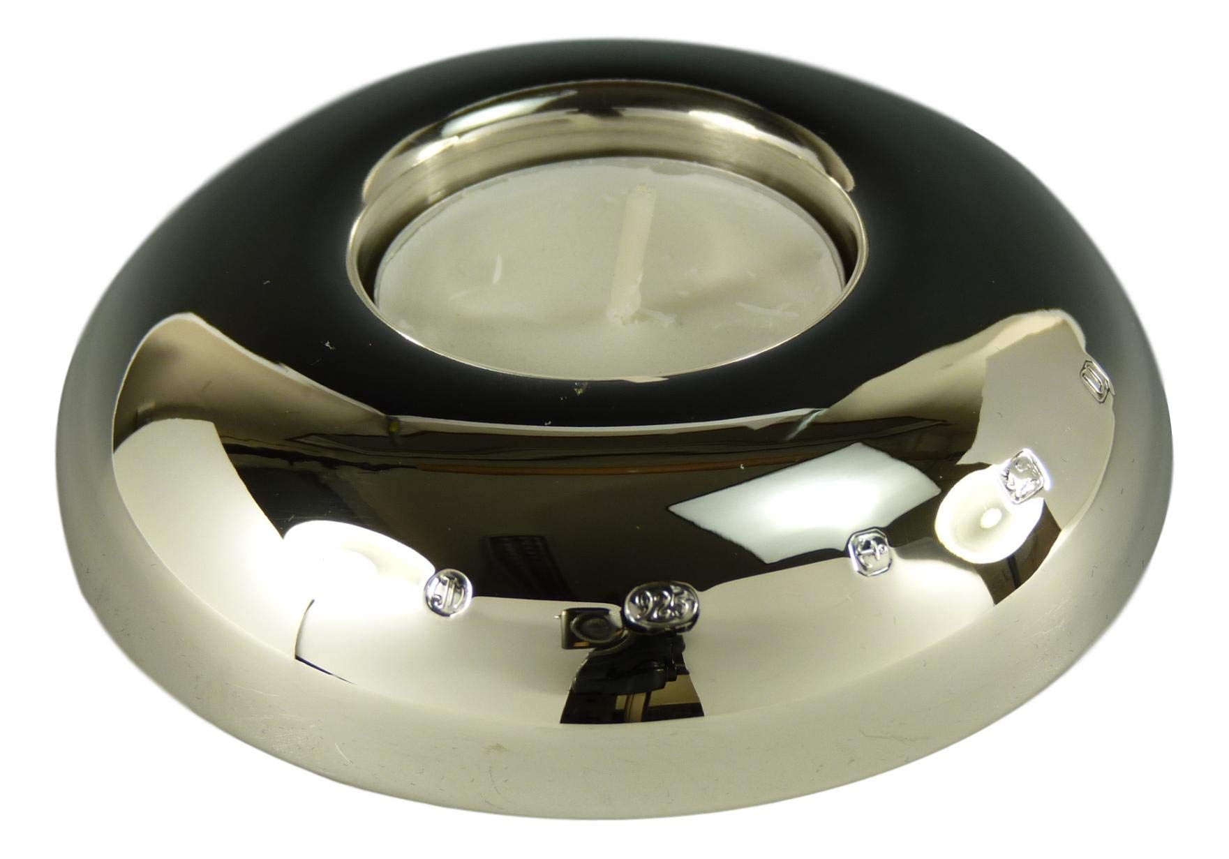 New - Sterling Silver -"Moodlight" - Tea Light Candlestick - 3 3/4"