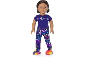 American Girl Girl of The Year Kavi Sharma 18-inch Doll Shining Star Pajamas Featuring 4 Pieces for Ages 8+