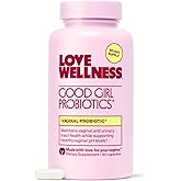Love Wellness Good Girl Probiotics | Women’s Vaginal Health & pH Balance Supplement | 9-Strain Probiotic for Urinary Tract, Yeast, Odor & Immune Support | Gluten-Free (90-Day Supply)