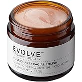 Evolve Organic Beauty - Natural Rose Quartz Facial Polish | Small-Batch, Vegan Clean Beauty (2 oz | 60 mL) Packaging May Vary