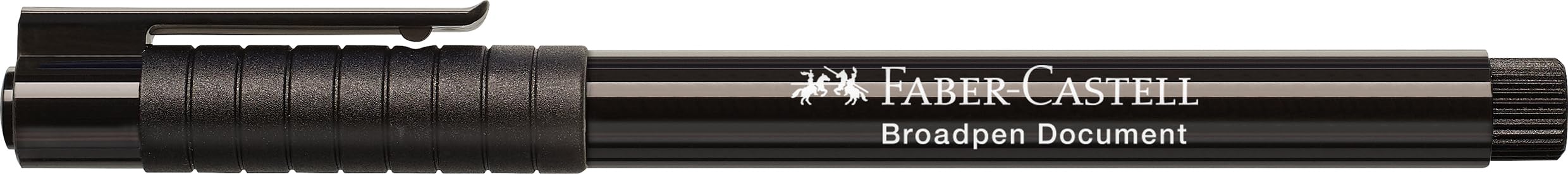 Faber Castell Faserschreiber Broadpen 1554 schwarz (10 Stck)