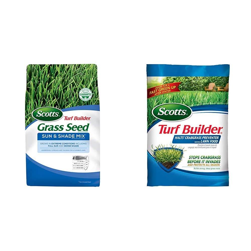 Buy Scotts Turf Builder Grass Seed Sun & Shade Mix Shade & Drought