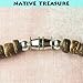 Native Treasure - Men's Dark Brown 2 Black Coco, White Heishe Puka Shell Necklace - 5mm (3/16