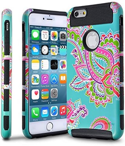 iPhone 6S Plus Case 5.5 Inch,iPhone 6 Plus Case,AnnBay High Impact Hard Hybrid Dual Layer Heavy Duty Armor Modern Slim Drop Protection Shock Absorption Cover Case(Don' t Touch My Phone)