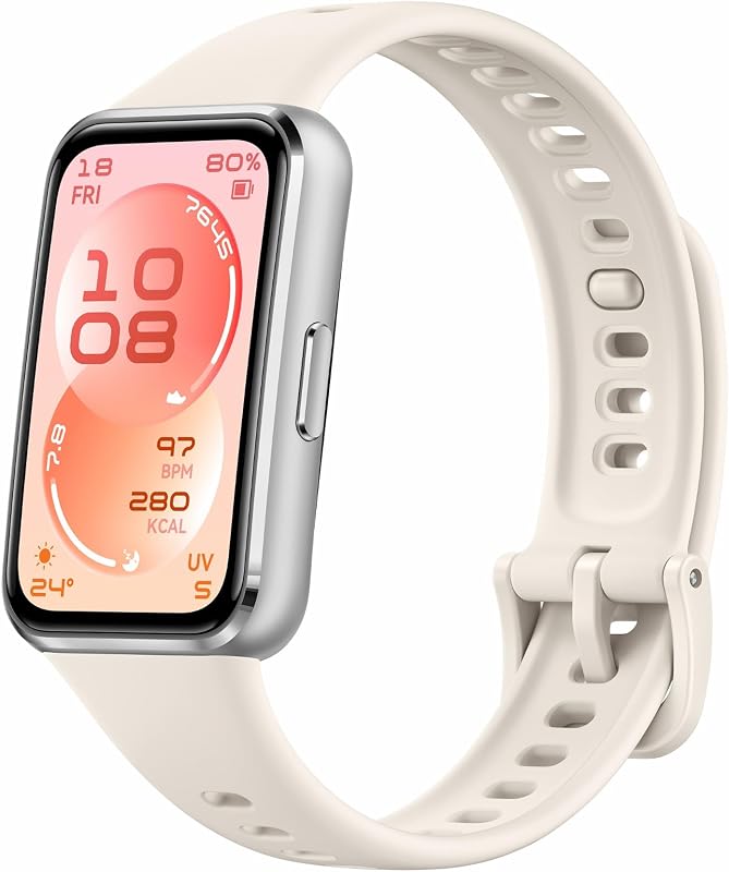 Relógio inteligente Band 11, 1,62" AMOLED 1500 Nits, Android e iOS, branco