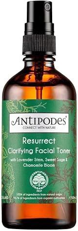Antipodes Resurrect Clarifying Facial Toner 100ml Oily Skin Chamomile Sage view 4