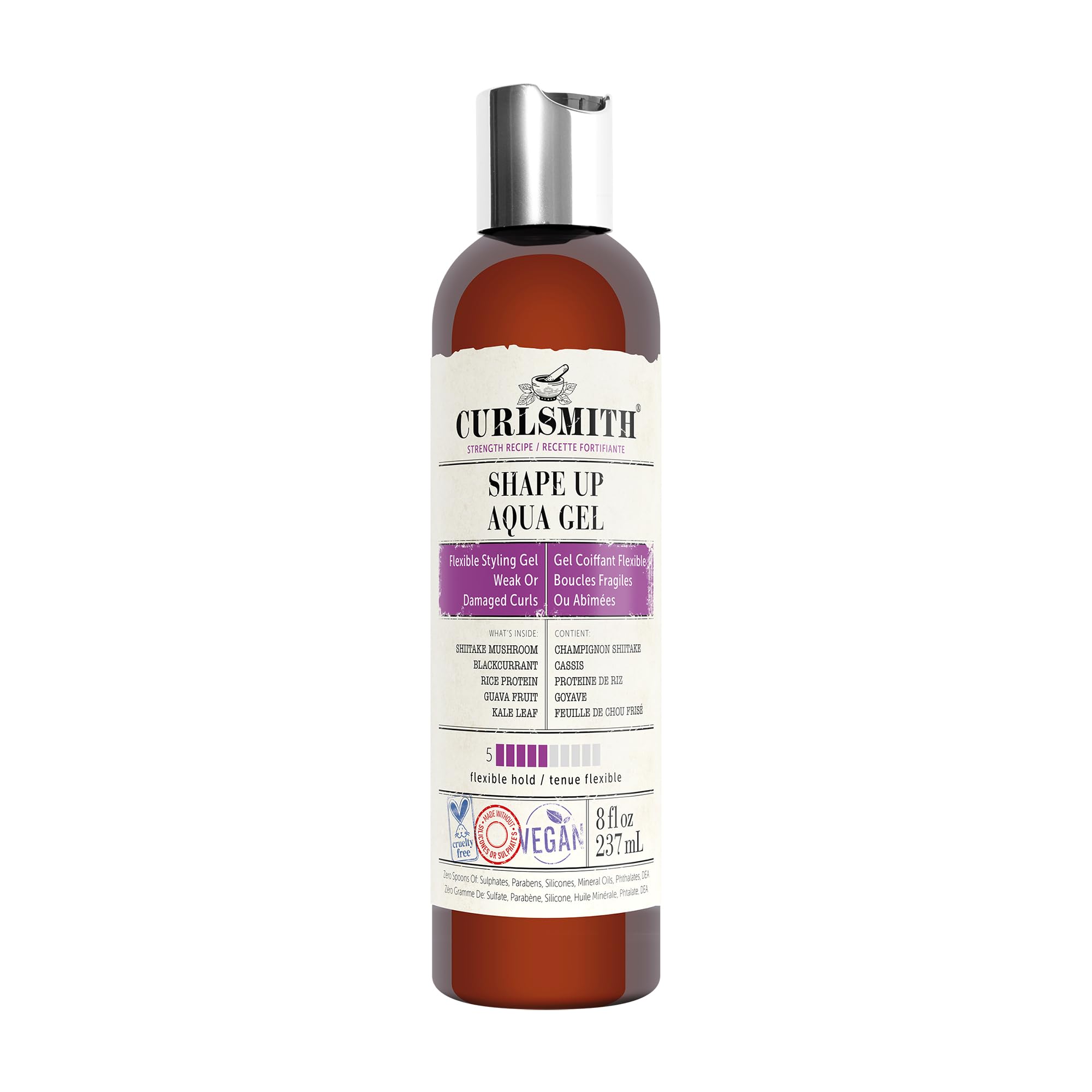 Photo 1 of CURLSMITH – Shape Up Aqua Gel, Lightweight Styling Gel with Proteins for Damaged Hair (8 fl oz)