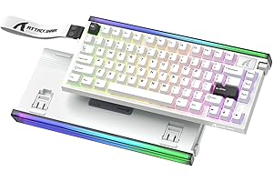 ATTACK SHARK R85 HE Wired 75% Hall Effect Rapid Trigger Mechanical RGB Gaming Keyboard with 8K Polling,0.05mm RT Accuracy,0.0