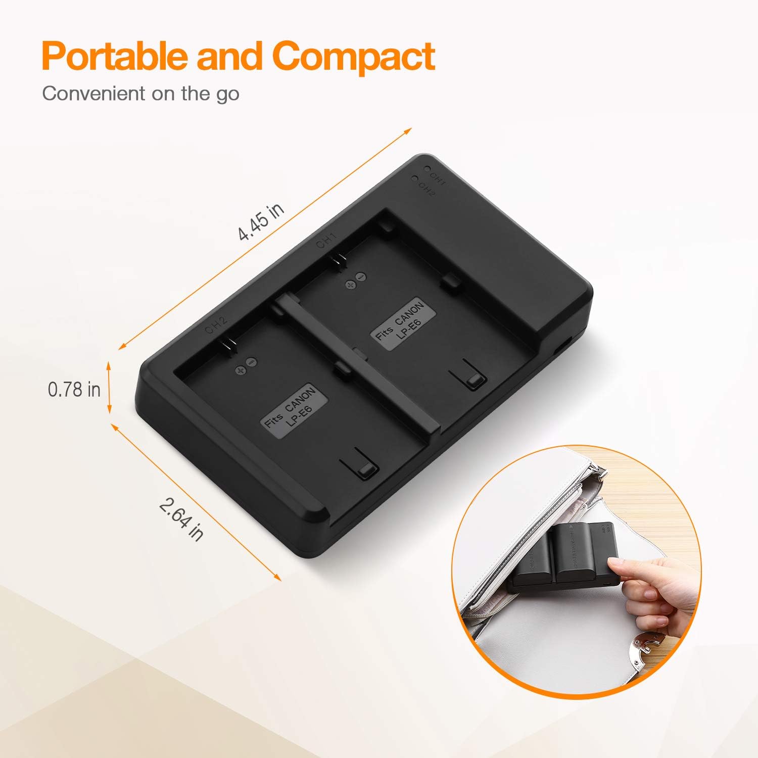 LP-E6 LP E6N Replacement Camera Batteries and Rapid Dual Charger Set for Canon EOS 5D Mark II, III, IV, 5DS, 5DS R, 6D, 60D,6D Mark II, 7D, 7D Mark II,70D, 80D: Home Audio & Theater
