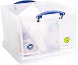 Really Useful Box 42 Litre Clear Storage Container with Lid view 5