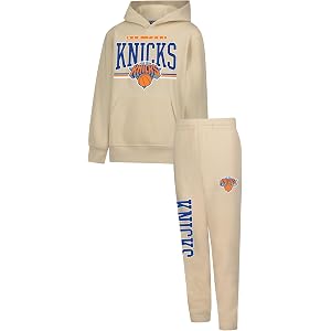 Ultra Game Youth NBA Official Super Soft Hoodie Sweatshirt and Sweatpants Joggers Set