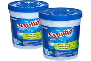 DampRid Pure Linen Refillable Moisture Absorber - 10.5oz cups - 2 pack – Traps Moisture for Fresher, Cleaner Air