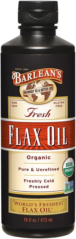 Barlean’s Fresh Organic Flax Oil, 16-oz