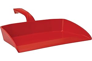 Vikan 56604 Dust Pan,11.5",PP,Red