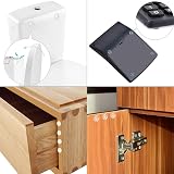 Shintop 150PCS Furniture Bumpers Clear Adhesive Pads Noise Dampening Cabinet view 6