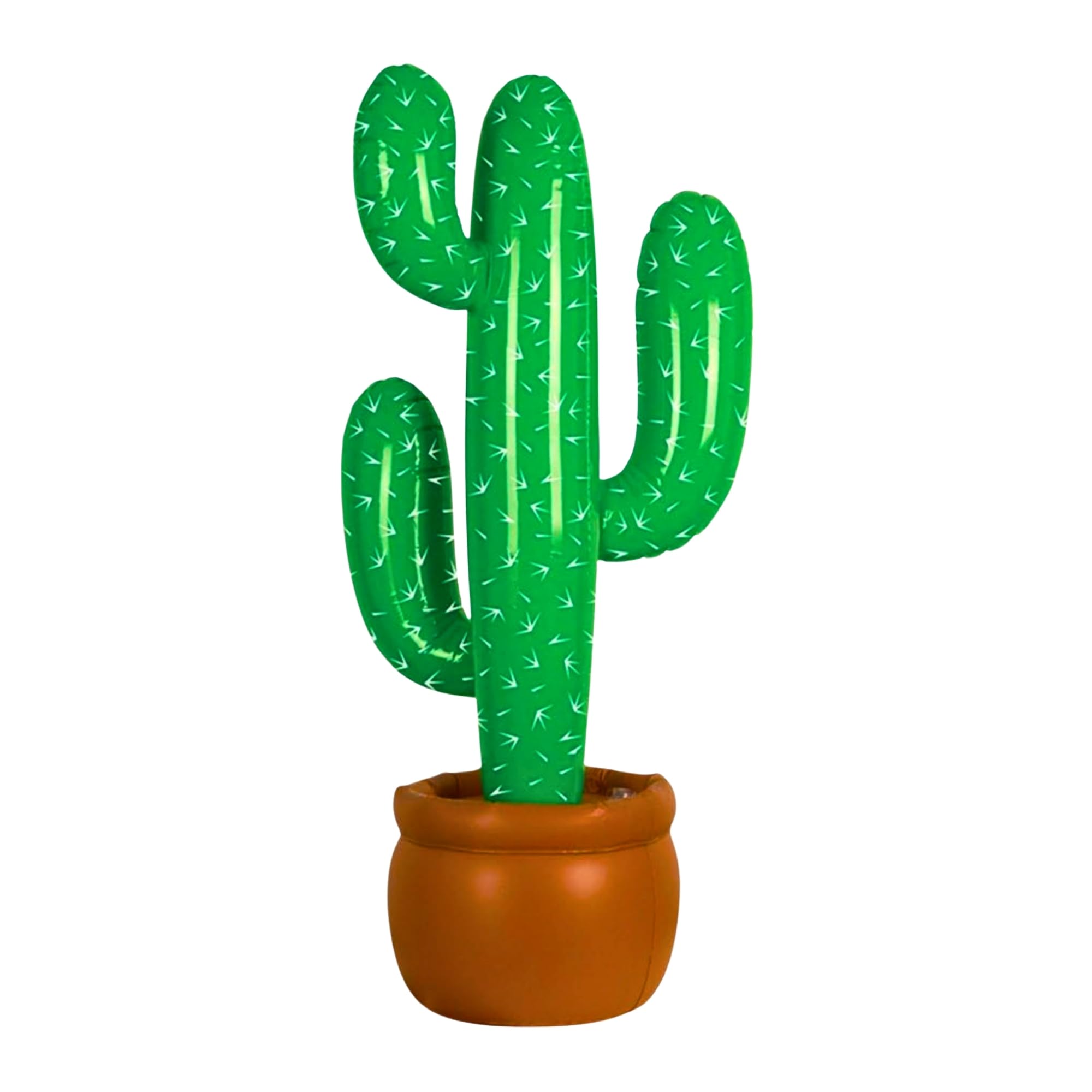 1 Pc Large 86 cm Inflatable Cactus Party Decorations for Kids and Adults, Blow Up Wild West Cowboy Mexican Hawaiian Beach Fiesta Props for Fancy Dress, Themed Parties and Event Décor