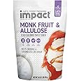 Impact - Monk Fruit Allulose Sweetener, Crystallized Blend Sugar Substitute - Zero Calorie Low-Carb Essential for Low-Carb Recipes - 1lb